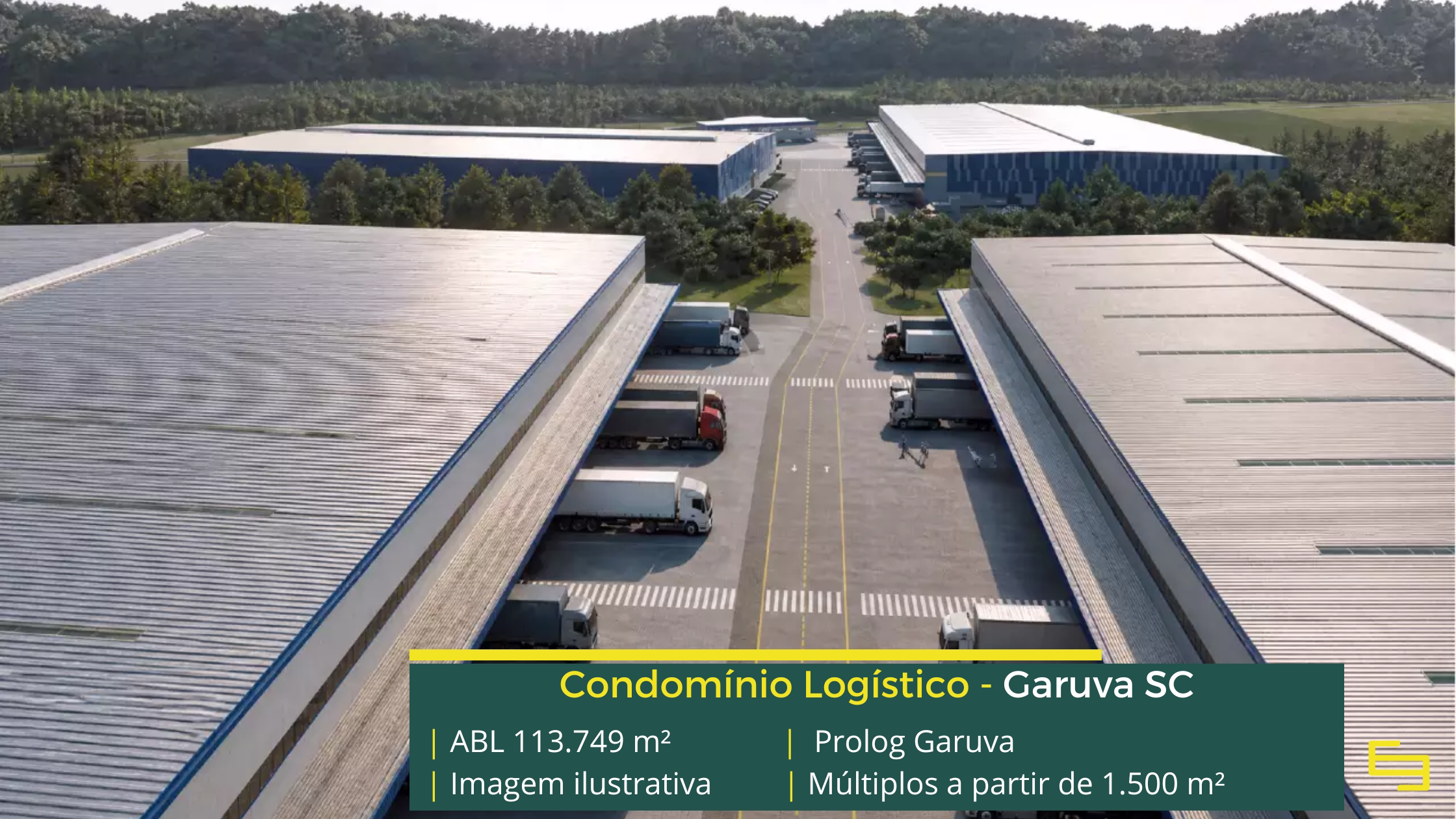 Built to Suit em Garuva SC Conheça o Prolog Garuva, projeto Built to Suit em Garuva SC, com padrão Triple A, infraestrutura logística de alto nível e ótima localização.