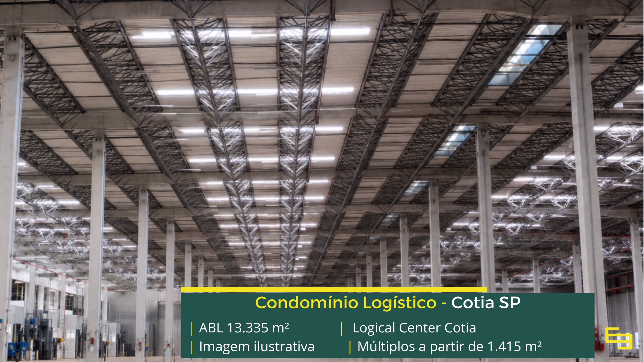 Galpões para alugar em Cotia SP com docas, pé-direito elevado, piso industrial e localização estratégica para potencializar sua operação.