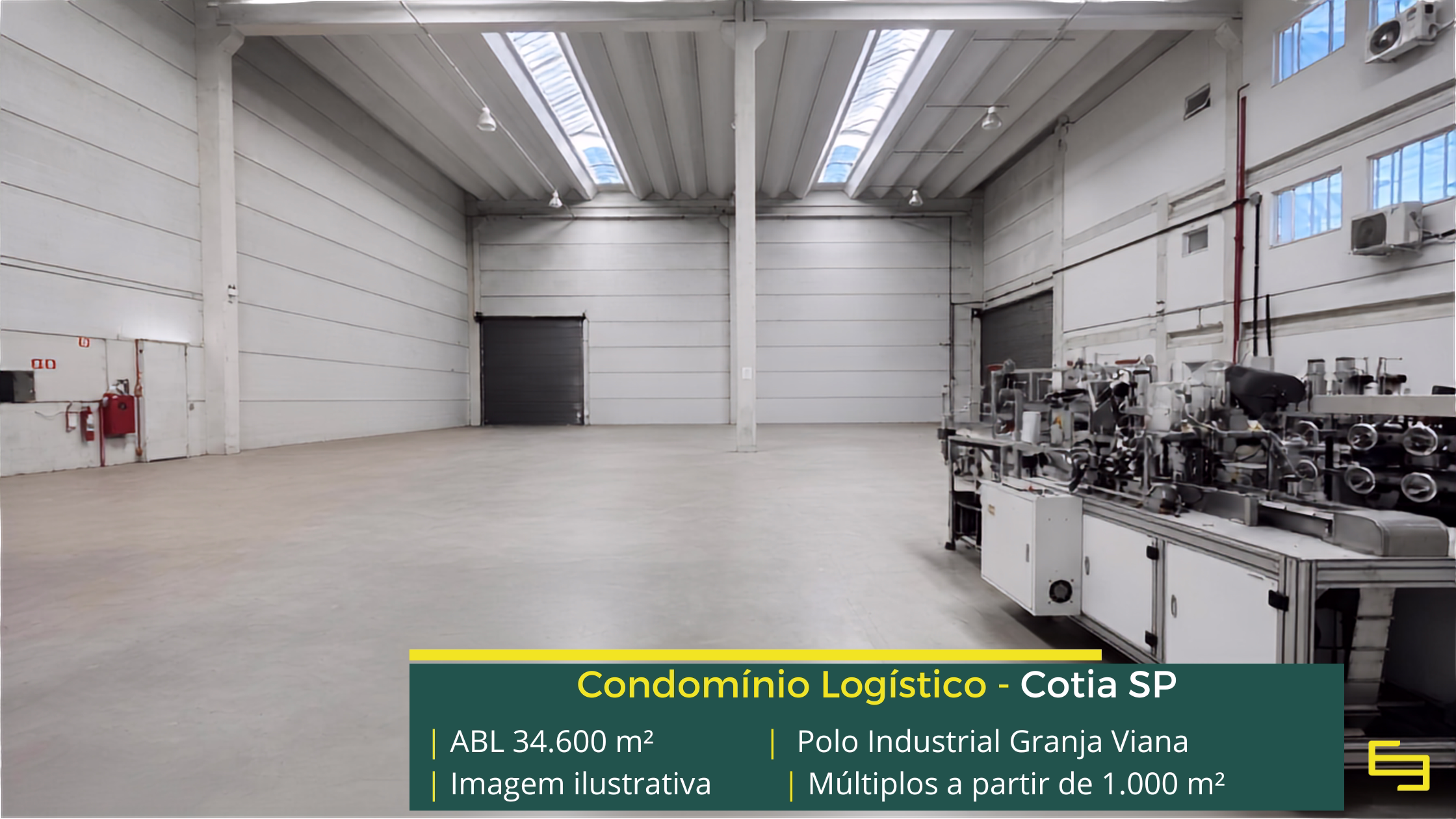 Aluguel de galpões em Cotia SP no Polo Industrial Granja Viana. Encontre imóveis com docas, estrutura industrial e localização estratégica.