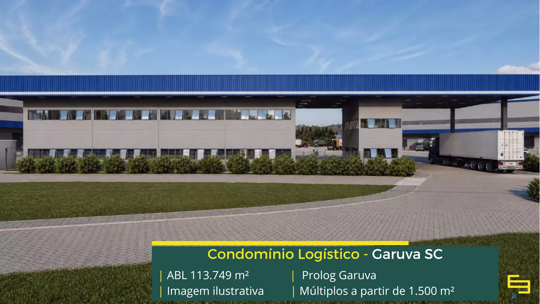 Built to Suit em Garuva SC Conheça o Prolog Garuva, projeto Built to Suit em Garuva SC, com padrão Triple A, infraestrutura logística de alto nível e ótima localização.