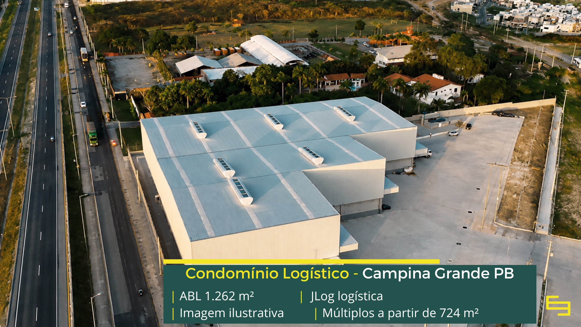Galpão para alugar em Campina Grande PB Galpão para alugar em Campina Grande PB no JLog Logística, com 1.262,32 m², pé-direito de 12 m, docas e acesso à BR-230. Consulte.
