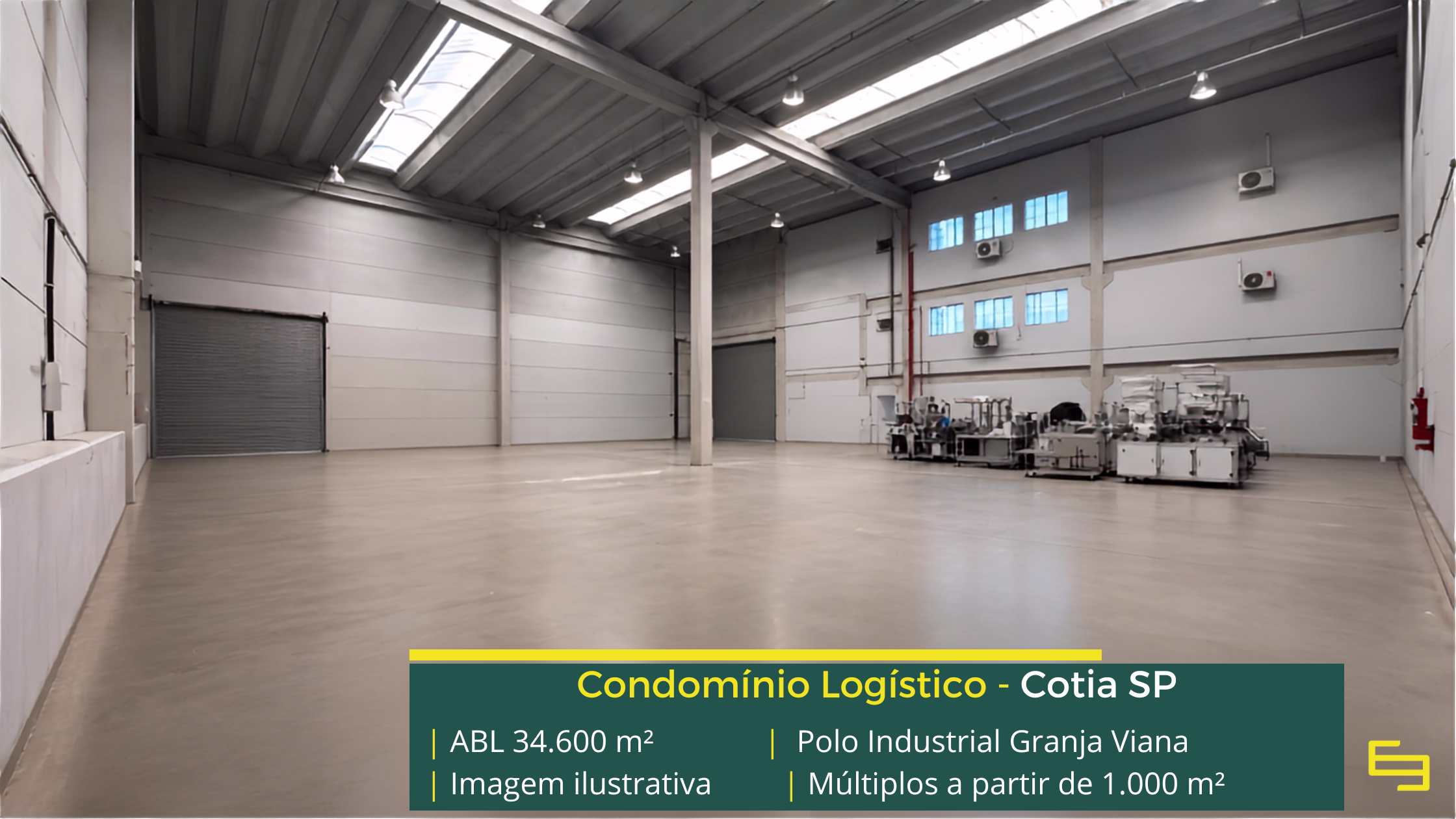 Aluguel de galpões em Cotia SP no Polo Industrial Granja Viana. Encontre imóveis com docas, estrutura industrial e localização estratégica.