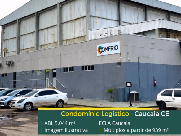 ECLA Caucaia com 5.044 m² de ABL, módulos a partir de 939 m², piso de 5 toneladas e acesso à BR-020 e Avenida Anel Viário.