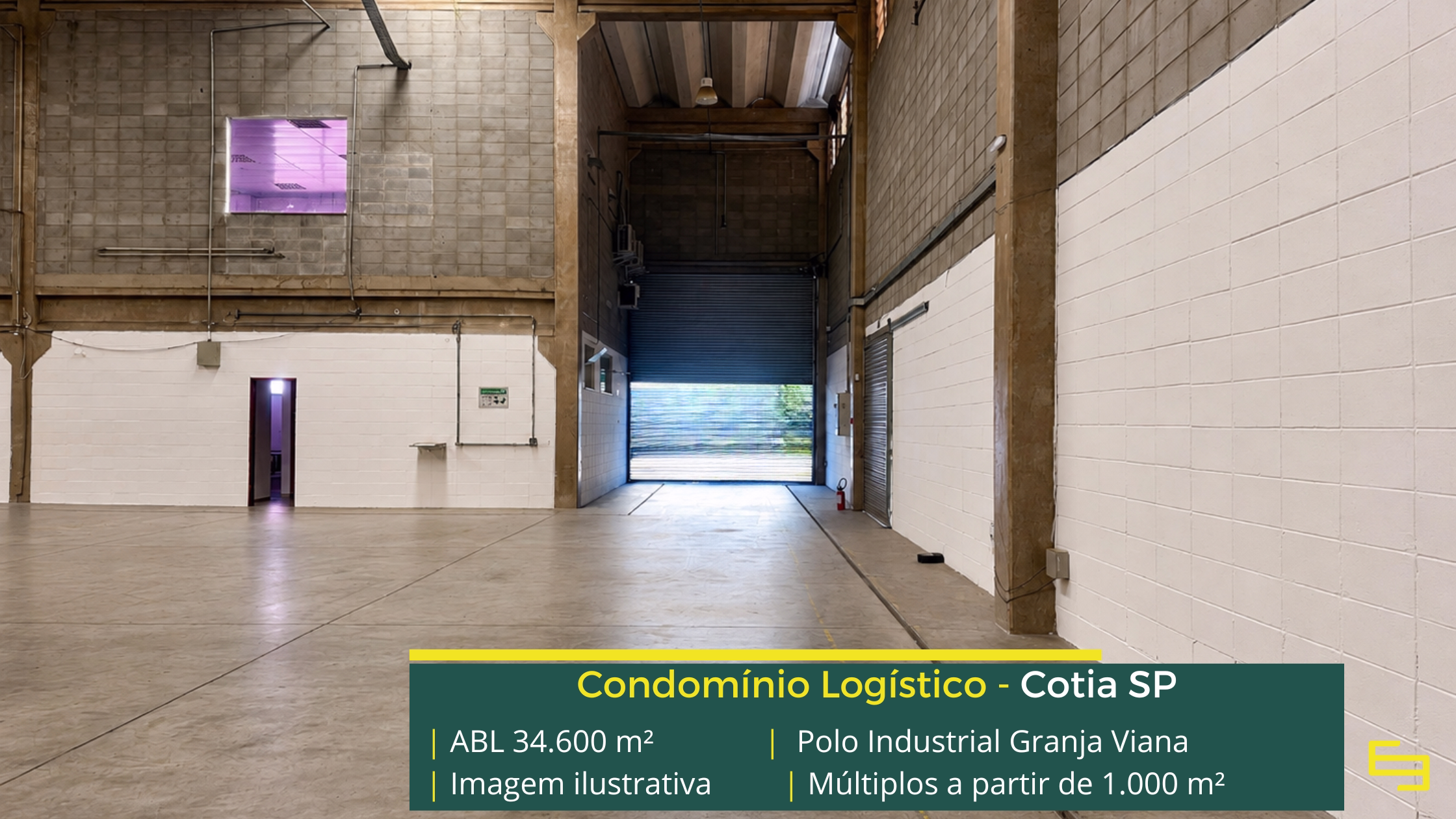 Aluguel de galpões em Cotia SP no Polo Industrial Granja Viana. Encontre imóveis com docas, estrutura industrial e localização estratégica.