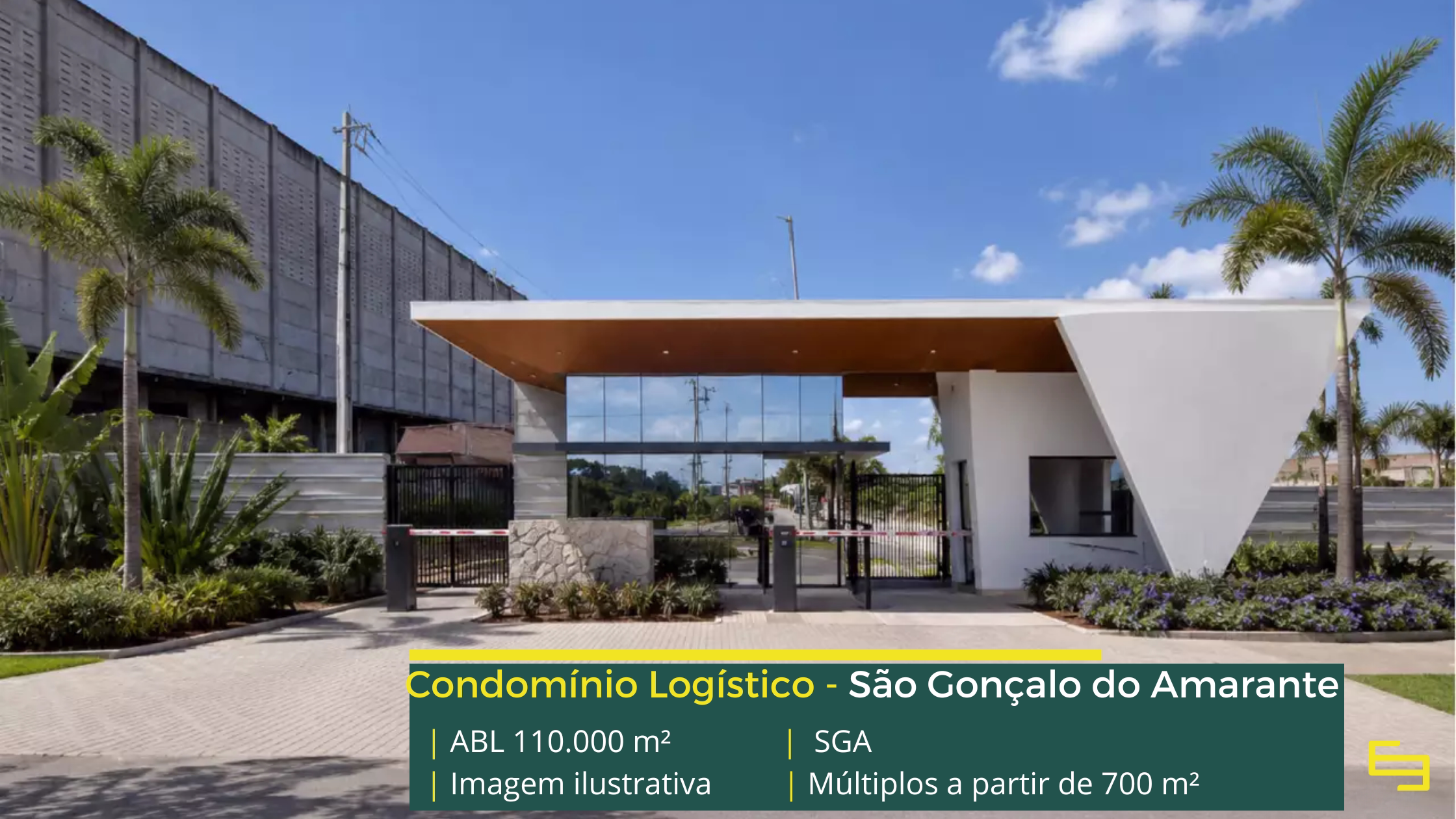 BTS Condomínio Logístico SGA BTS Condomínio Logístico SGA em São Gonçalo do Amarante RN, com terreno de 110.000 m², projeto aprovado e lotes de 700 a 1.380 m².