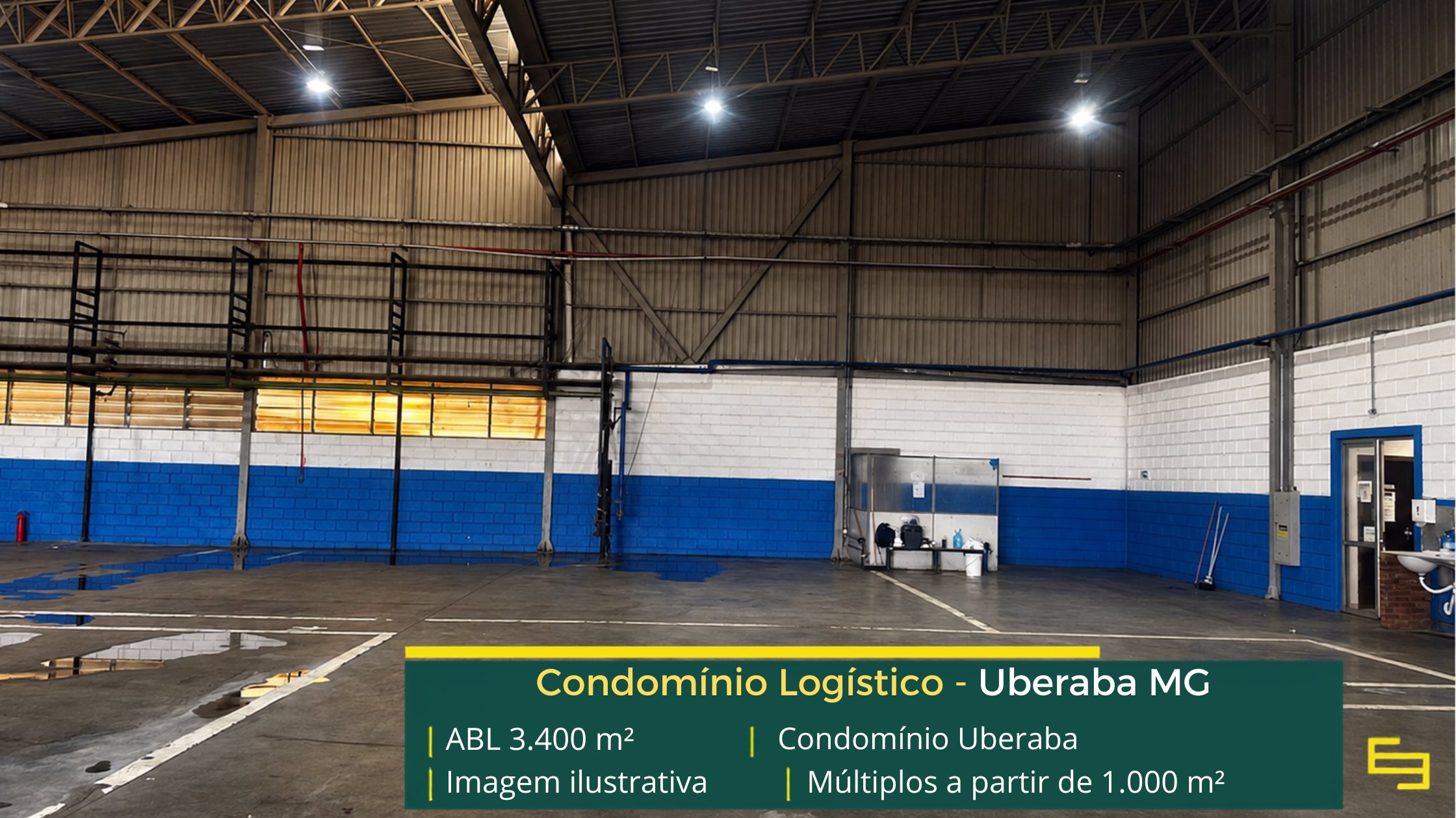 Galpão para alugar em Uberaba MG Galpão para alugar em Uberaba MG com 3.400 m², docas e acesso à BR-050. Conheça este galpão logístico em Uberaba MG.