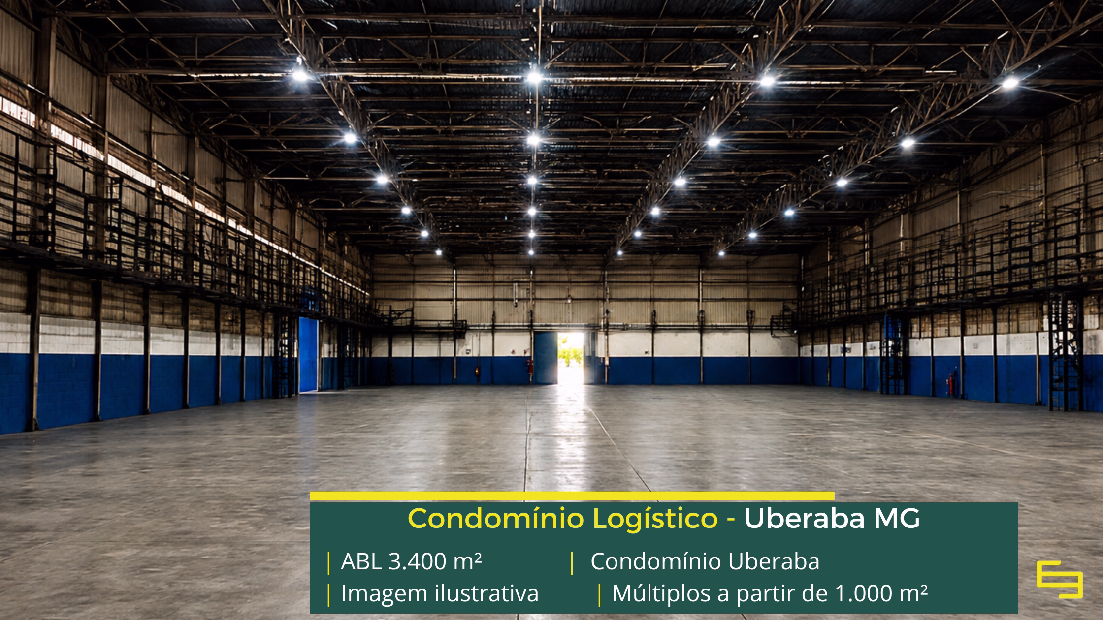 Galpão para alugar em Uberaba MG Galpão para alugar em Uberaba MG com 3.400 m², docas e acesso à BR-050. Conheça este galpão logístico em Uberaba MG.