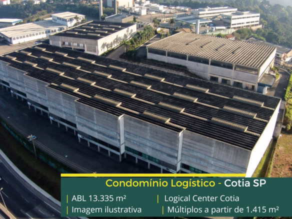 Galpões para alugar em Cotia SP com docas, pé-direito elevado, piso industrial e localização estratégica para potencializar sua operação.