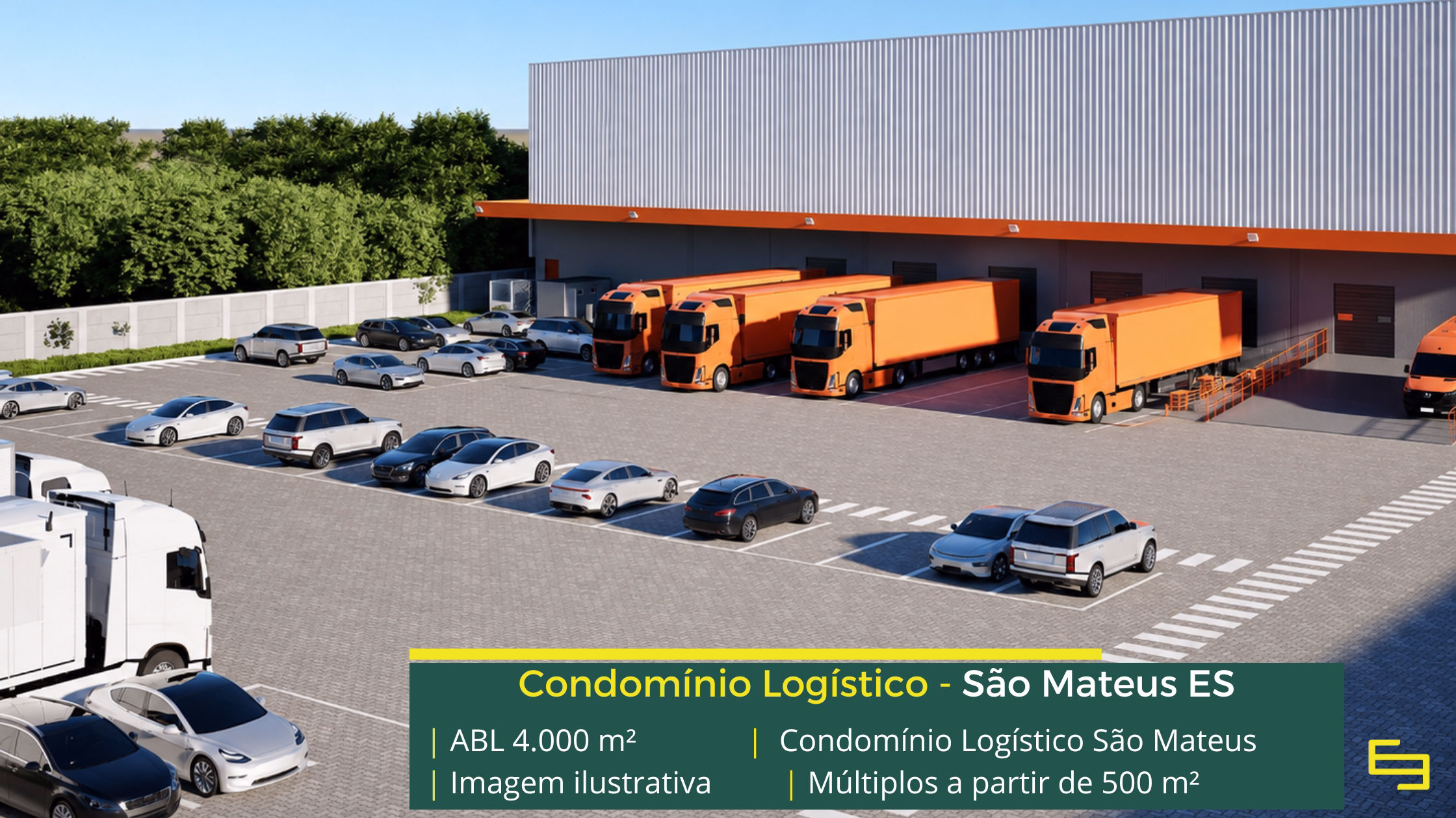 Built to Suit em São Mateus no Condomínio Logístico São Mateus. Desenvolva um galpão sob medida com ótima estrutura e localização.