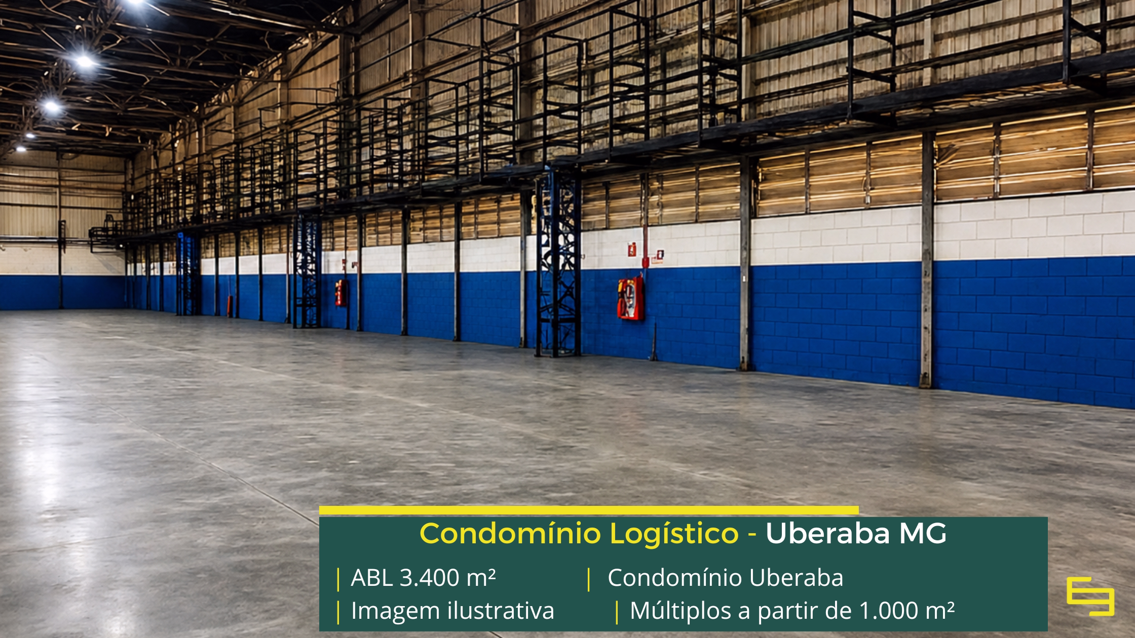 Galpão para alugar em Uberaba MG Galpão para alugar em Uberaba MG com 3.400 m², docas e acesso à BR-050. Conheça este galpão logístico em Uberaba MG.