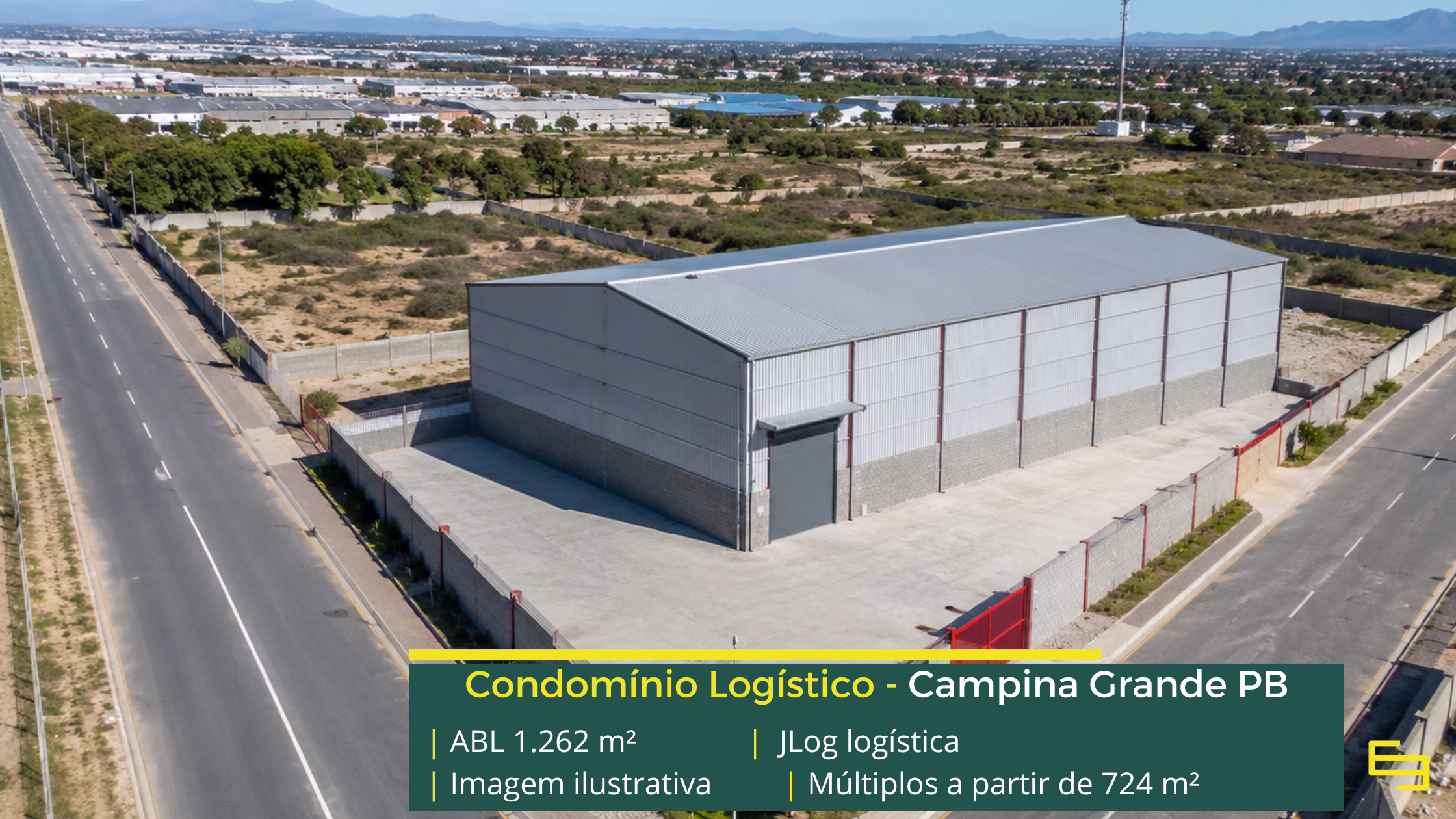 Galpão para alugar em Campina Grande PB Galpão para alugar em Campina Grande PB no JLog Logística, com 1.262,32 m², pé-direito de 12 m, docas e acesso à BR-230. Consulte.