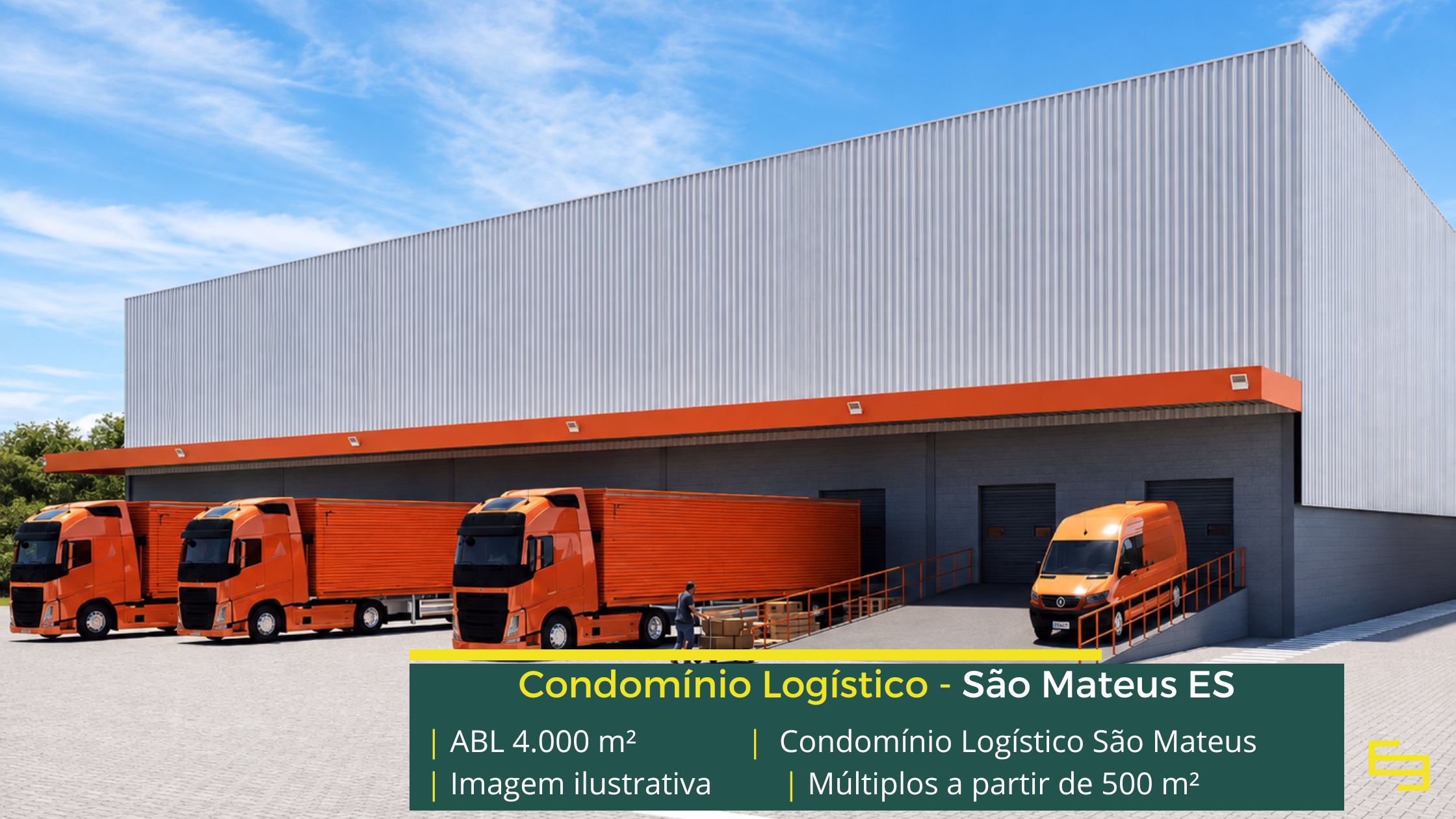 Built to Suit em São Mateus no Condomínio Logístico São Mateus. Desenvolva um galpão sob medida com ótima estrutura e localização.