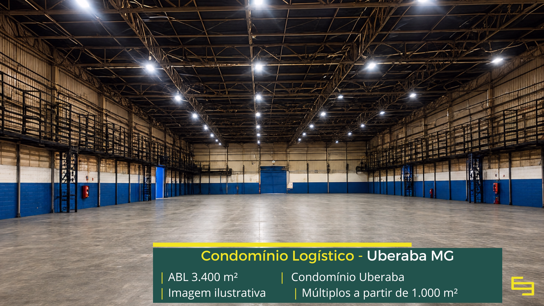 Galpão para alugar em Uberaba MG Galpão para alugar em Uberaba MG com 3.400 m², docas e acesso à BR-050. Conheça este galpão logístico em Uberaba MG.