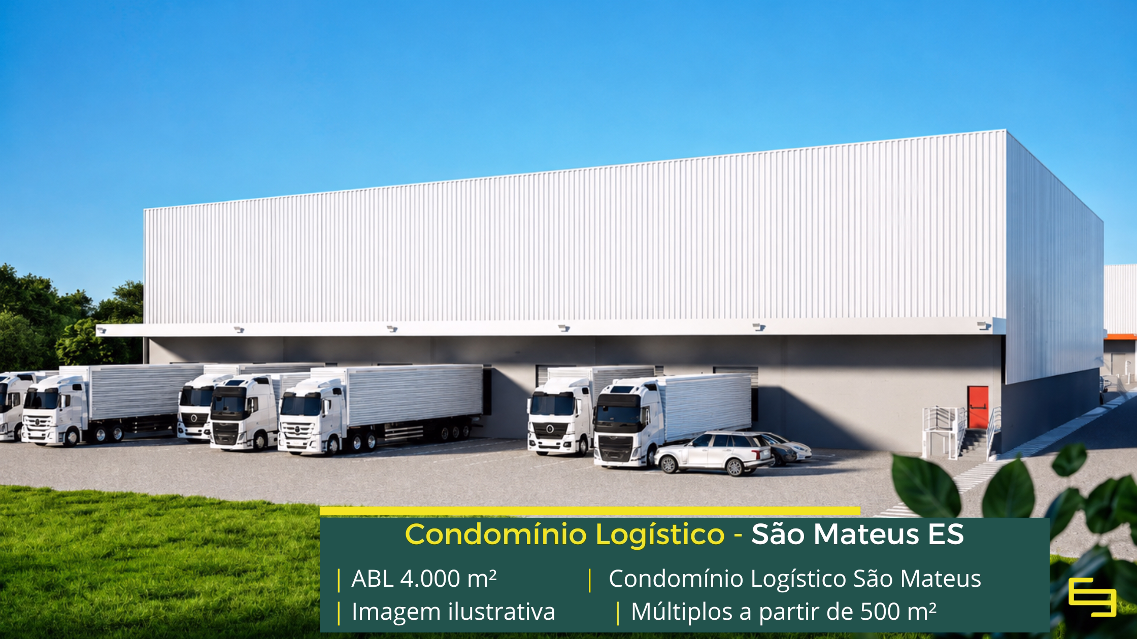 Built to Suit em São Mateus no Condomínio Logístico São Mateus. Desenvolva um galpão sob medida com ótima estrutura e localização.