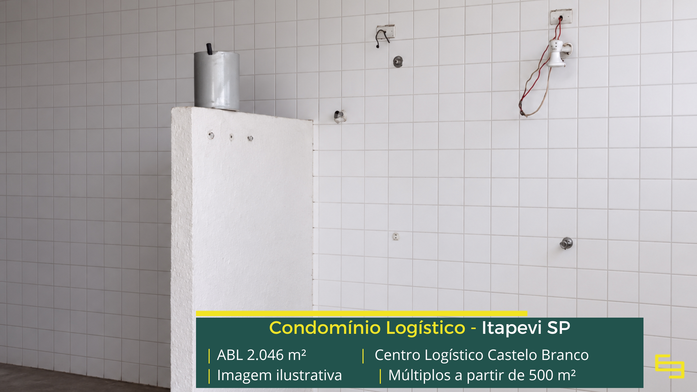 Centro Logístico Castelo Branco: galpão em Itapevi SP com módulos a partir de 500 m², 4 docas, pé-direito de 10 m e piso para 5 t/m².