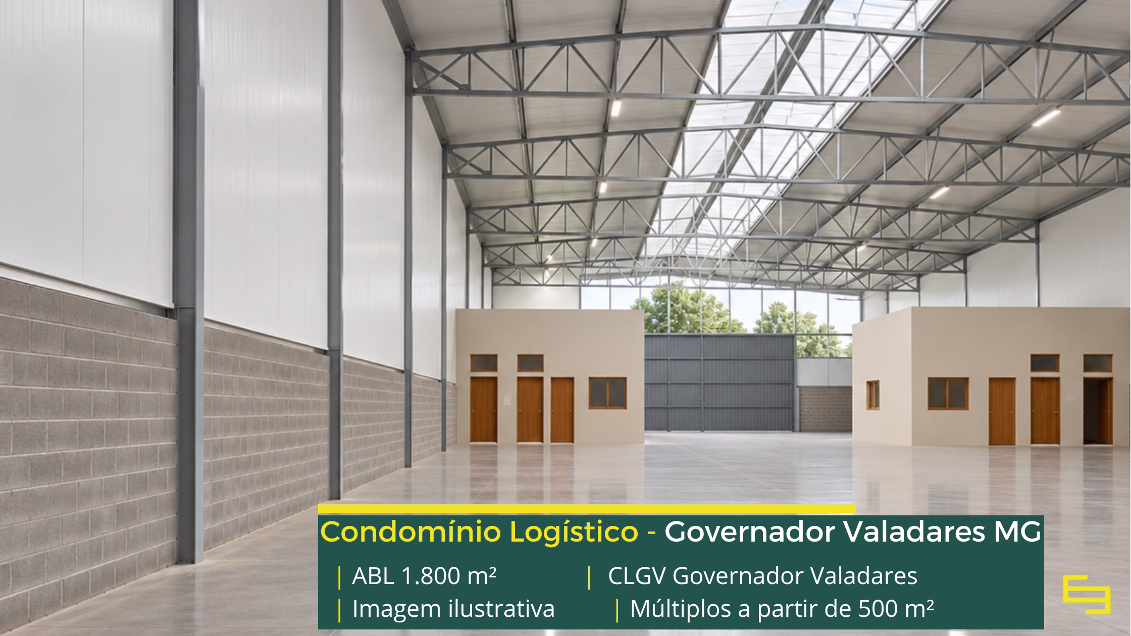 Galpão em Governador Valadares MG Condomínio Logístico Governador Valadares: galpão em Governador Valadares com módulos a partir de 300 m² e piso para 5 t/m².