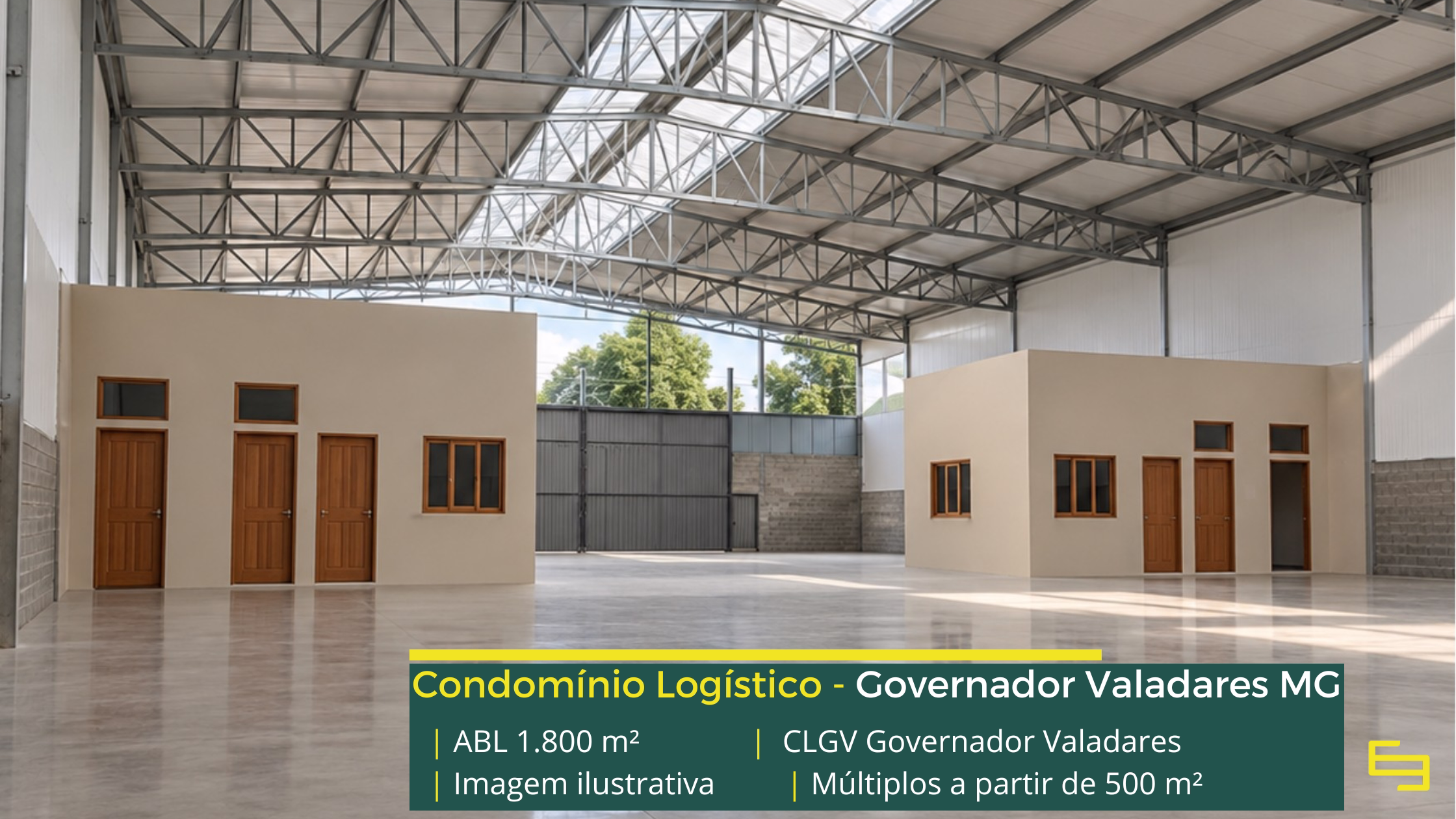 Galpão em Governador Valadares MG Condomínio Logístico Governador Valadares: galpão em Governador Valadares com módulos a partir de 300 m² e piso para 5 t/m².