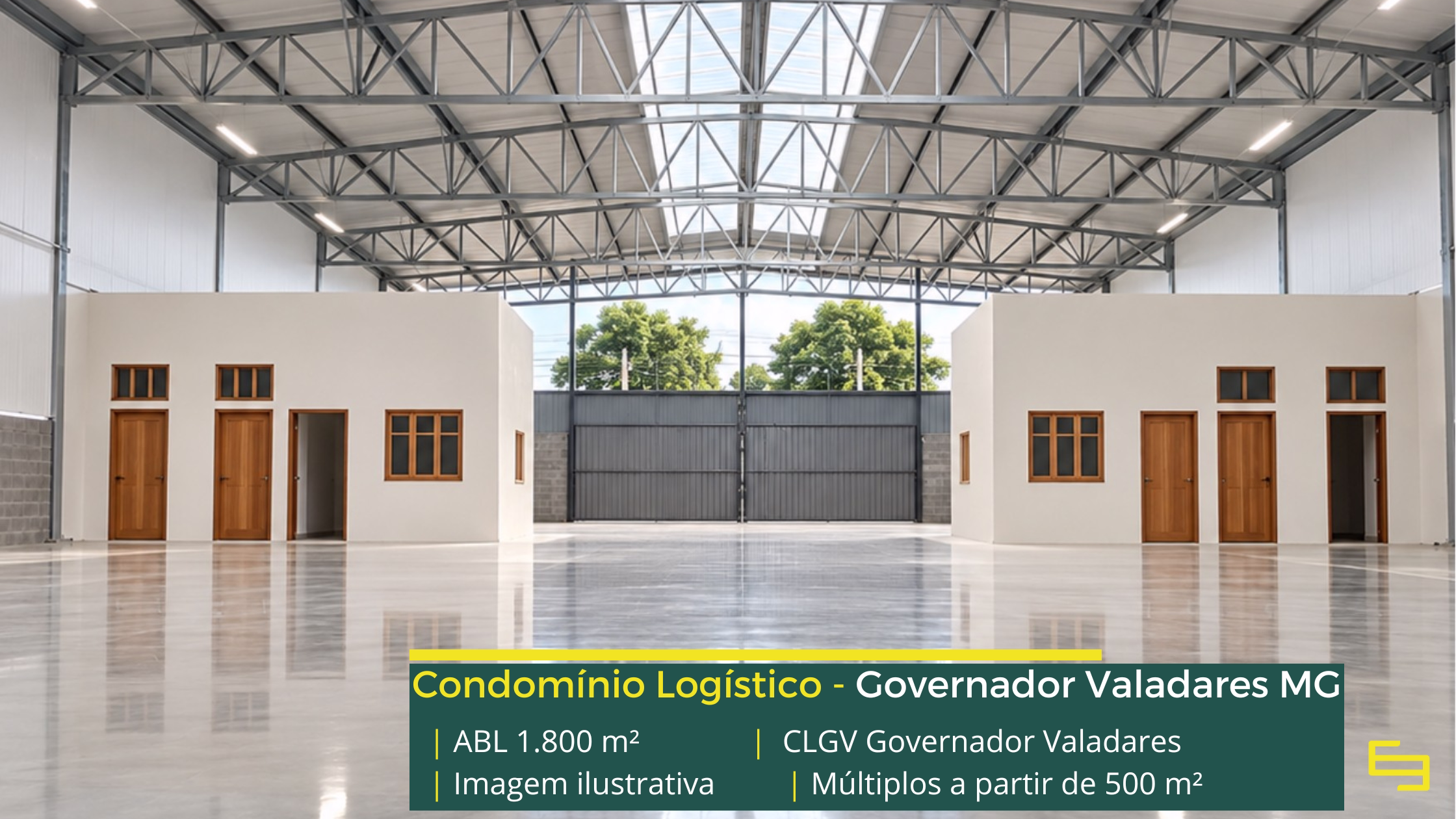 Galpão em Governador Valadares MG Condomínio Logístico Governador Valadares: galpão em Governador Valadares com módulos a partir de 300 m² e piso para 5 t/m².