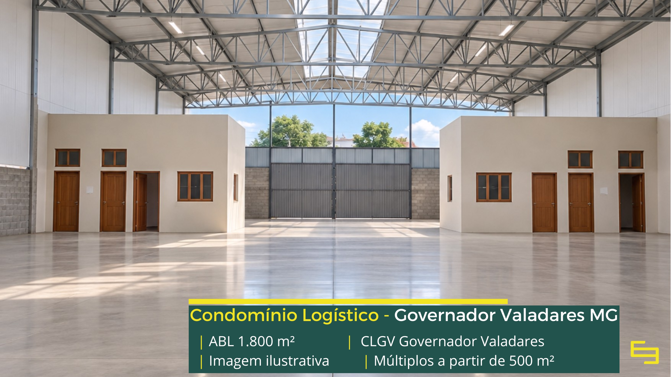 Galpão em Governador Valadares MG Condomínio Logístico Governador Valadares: galpão em Governador Valadares com módulos a partir de 300 m² e piso para 5 t/m².