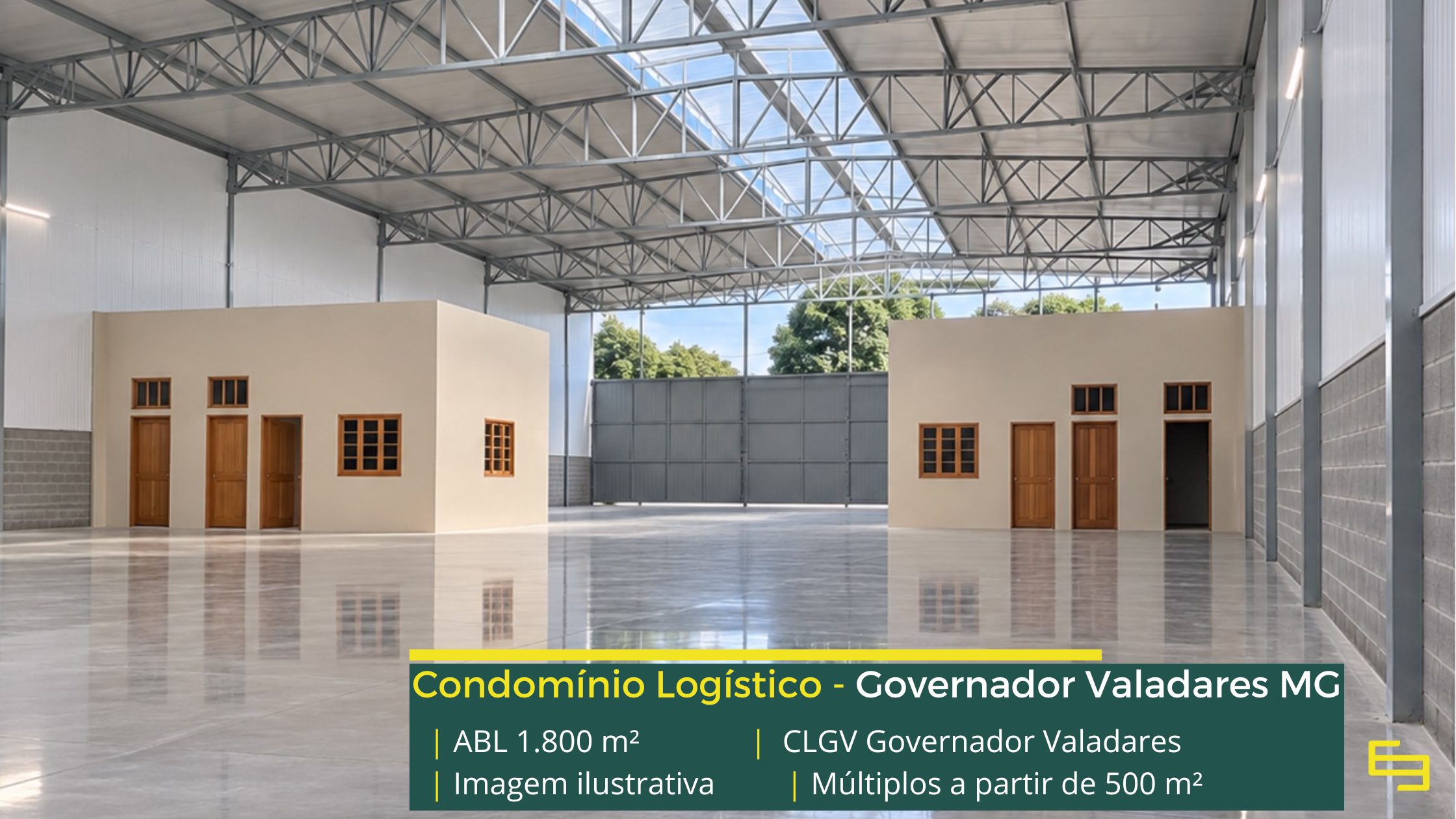 Galpão em Governador Valadares MG Condomínio Logístico Governador Valadares: galpão em Governador Valadares com módulos a partir de 300 m² e piso para 5 t/m².