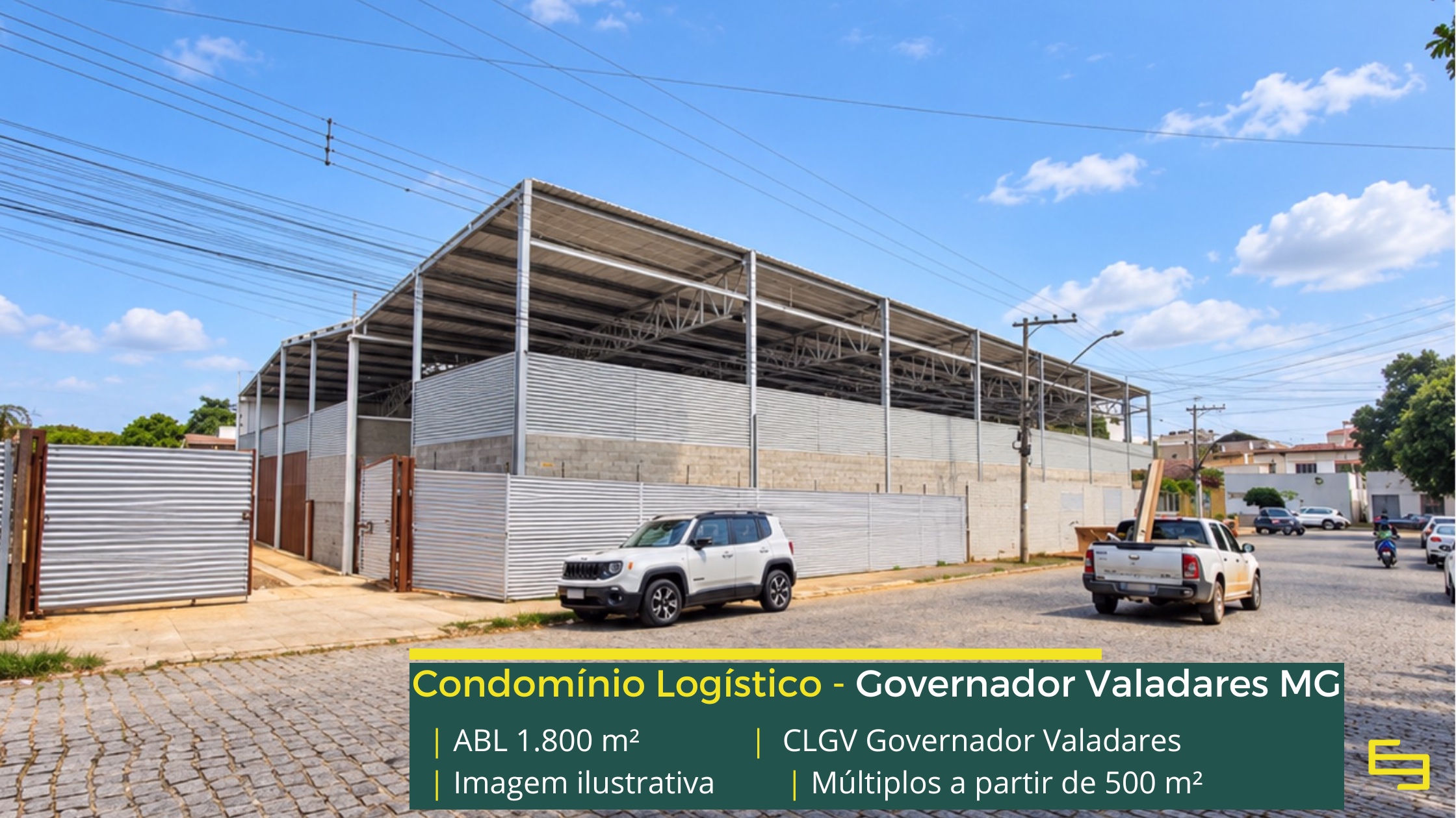 Galpão em Governador Valadares MG Condomínio Logístico Governador Valadares: galpão em Governador Valadares com módulos a partir de 300 m² e piso para 5 t/m².
