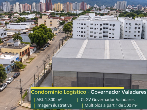 Condomínio Logístico Governador Valadares: galpão em Governador Valadares com módulos a partir de 300 m² e piso para 5 t/m².
