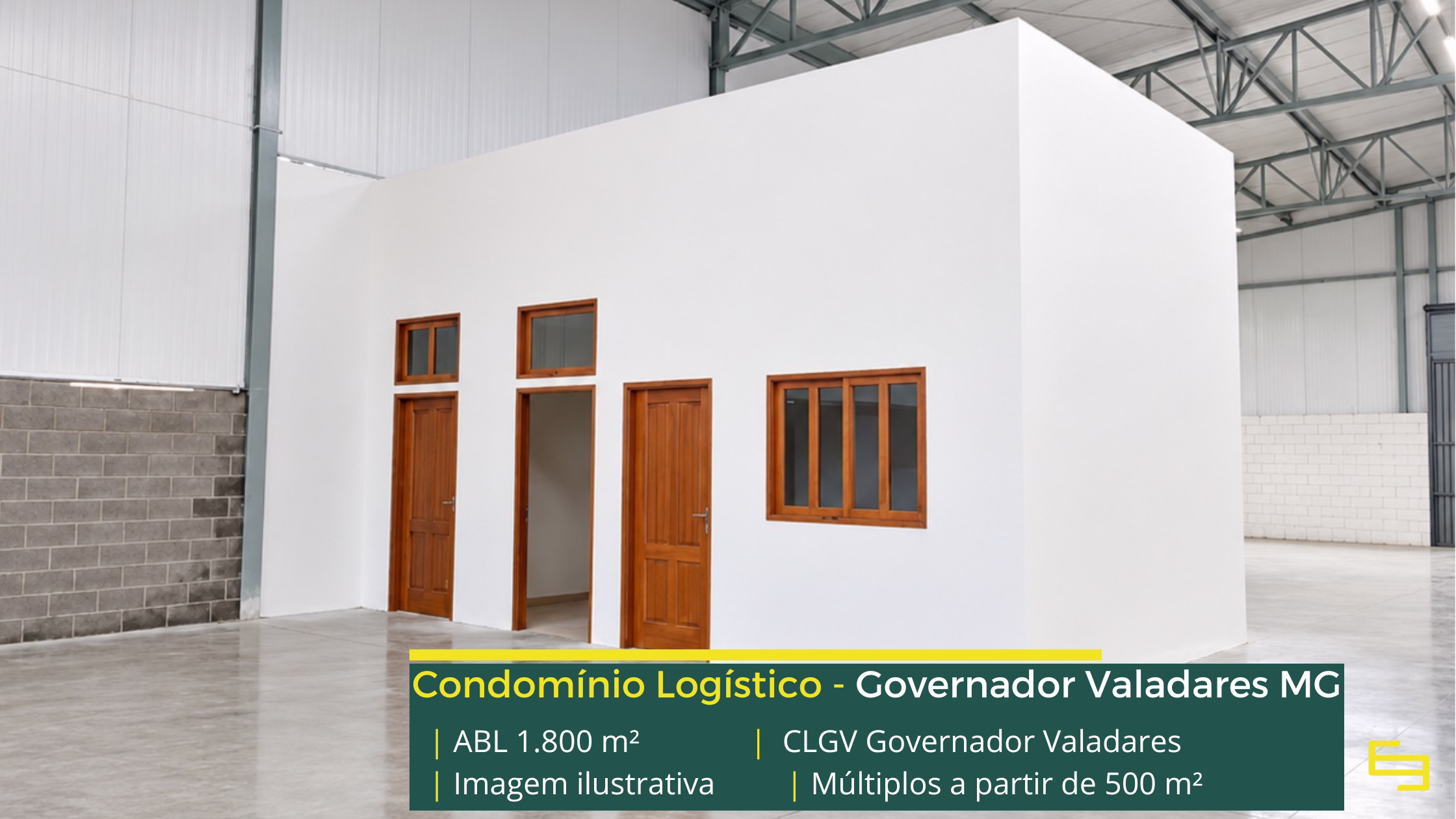 Galpão em Governador Valadares MG Condomínio Logístico Governador Valadares: galpão em Governador Valadares com módulos a partir de 300 m² e piso para 5 t/m².