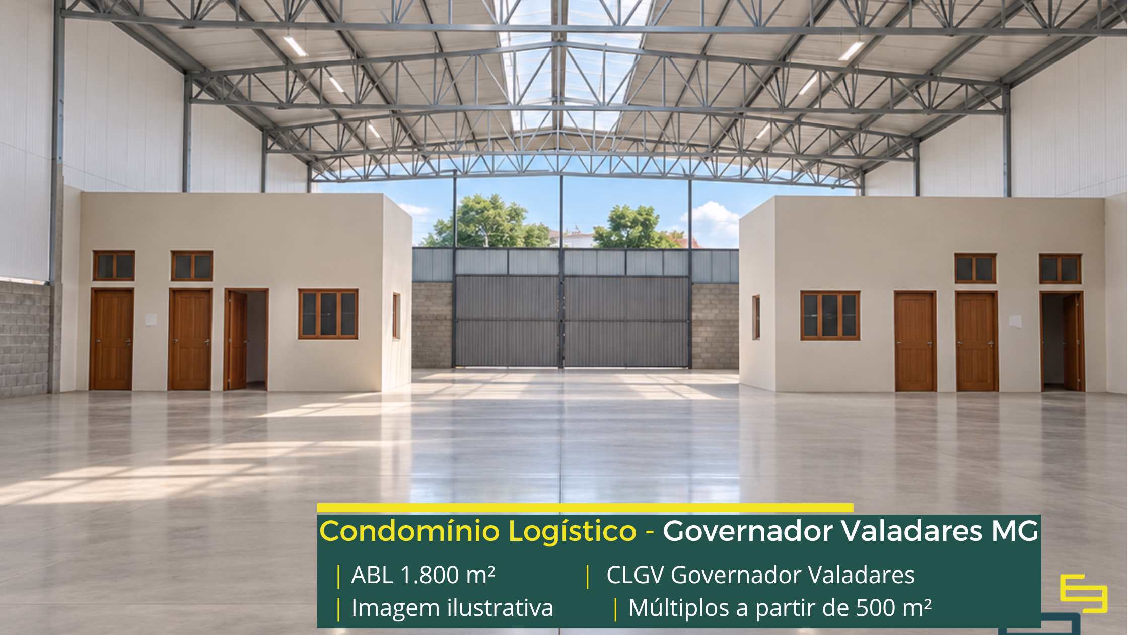 Galpão em Governador Valadares MG Condomínio Logístico Governador Valadares: galpão em Governador Valadares com módulos a partir de 300 m² e piso para 5 t/m².