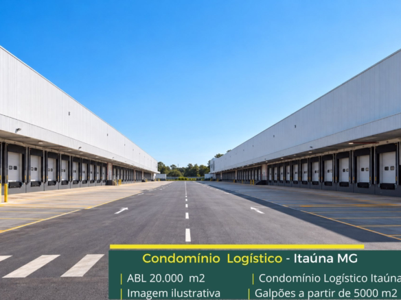 Galpão para alugar em Itaúna MG - Condomínio Itaúna Logística. Galpões/Armazens/Condomínios logísticos e industriais para alugar com docas