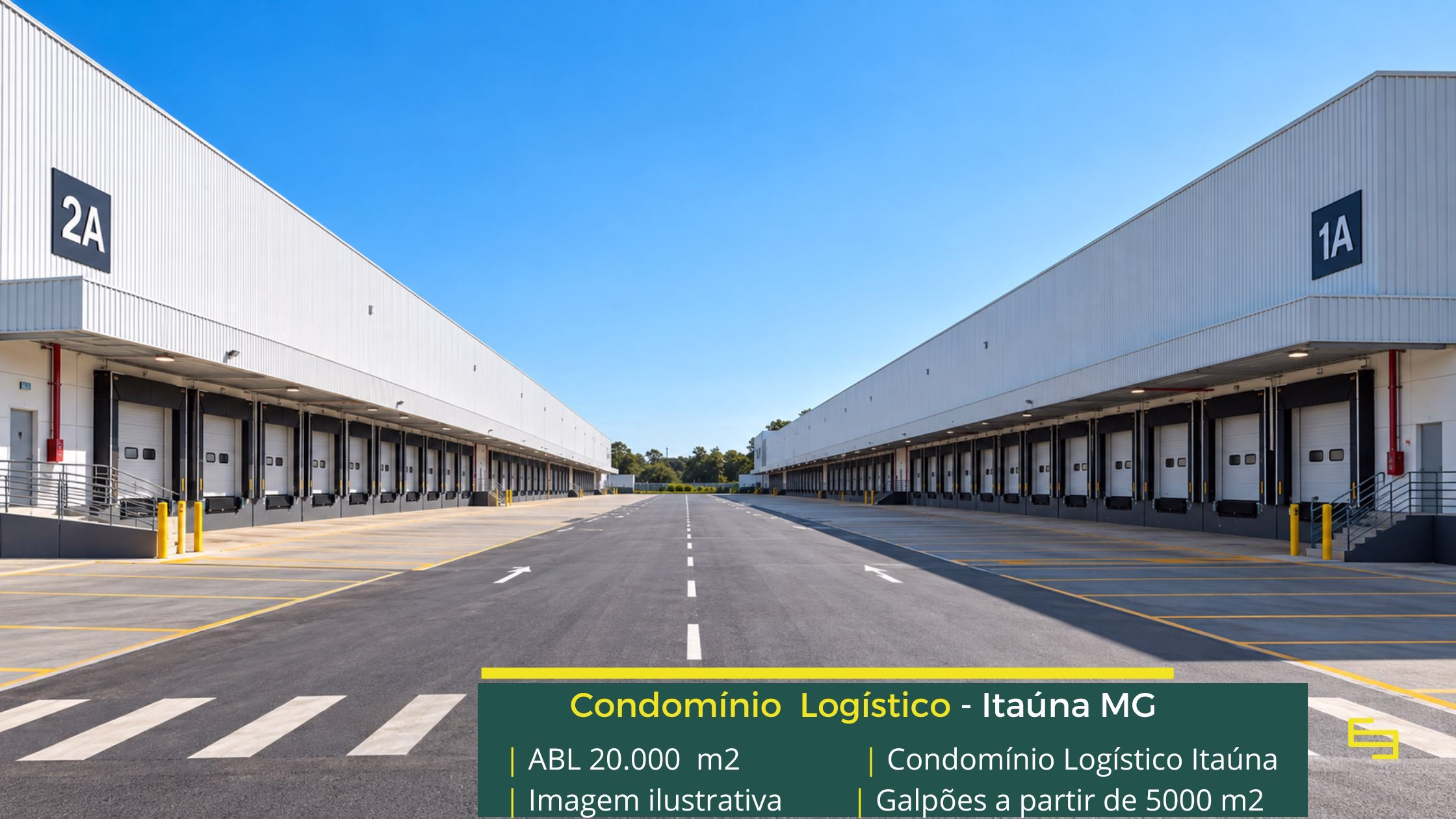 Galpão para alugar em Itaúna MG - Condomínio Itaúna Logística. Galpões/Armazens/Condomínios logísticos e industriais para alugar com docas