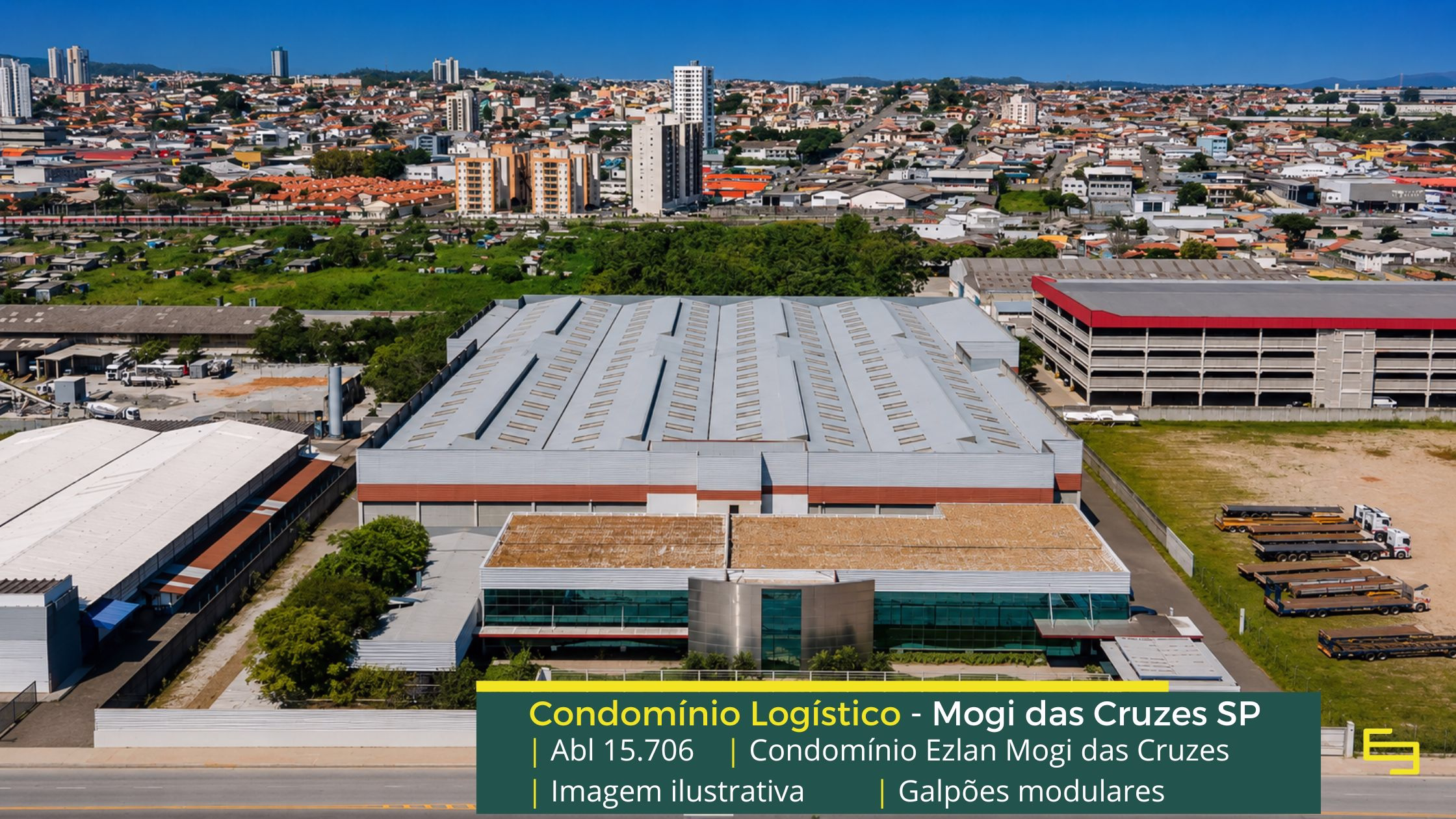Galpão para alugar em Mogi das Cruzes (1) Aluguel de galpão em Mogi das Cruzes SP - Ezlan. Galpões/Armazens/Condomínios logísticos e industriais para alugar com docas e amplo pátio